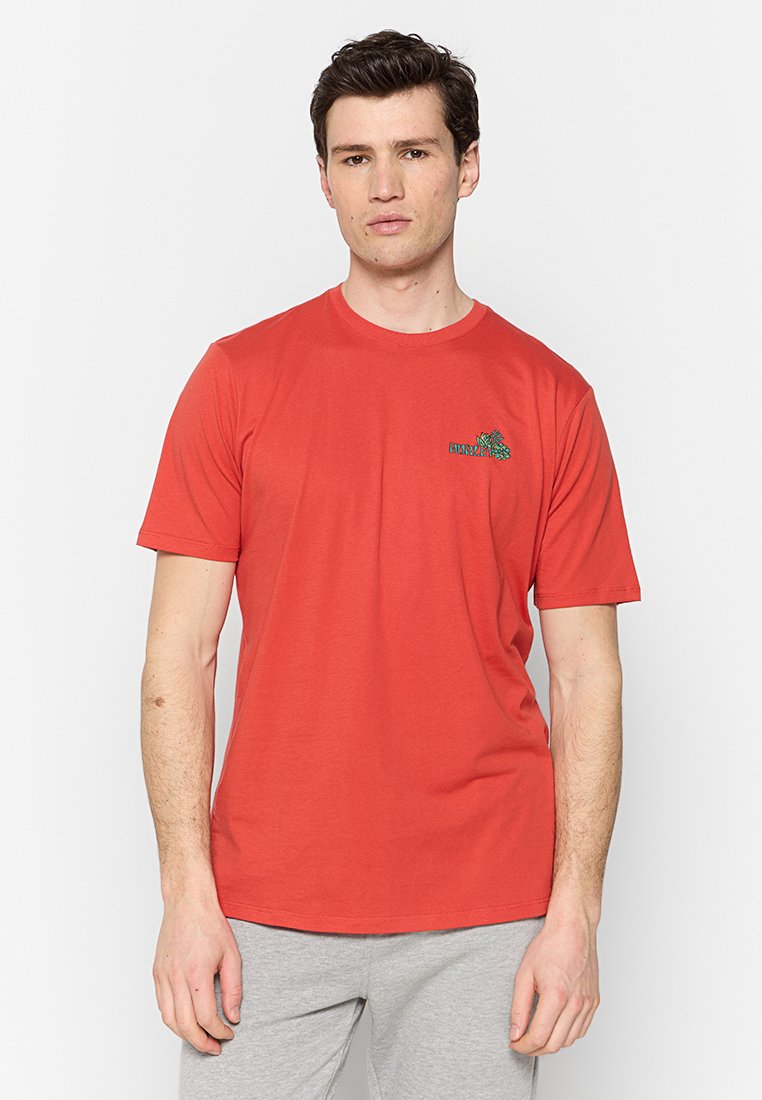 hurley T-shirt print rood