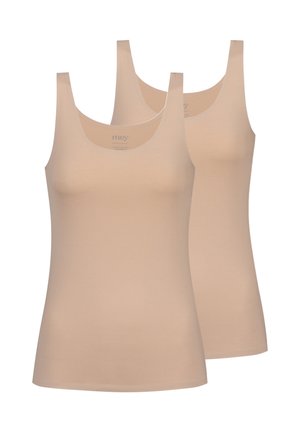 2ER PACK BETTER INVISIBLES - Hemd - cream tan