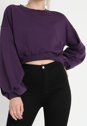 Sweatshirt - purple