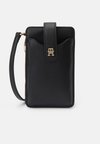 HILFIGER ICON TH MONOGRAM PHONE POUCH - Telefoniümbris - black
