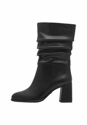 Tamaris Kotníkové boty - black matt