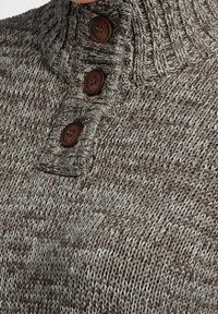 Oxmo Stickad tröja - dark grey