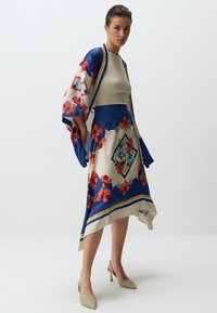 Jimmy Key FLORAL PATTERNED MIDI - Gonna a campana - mixed