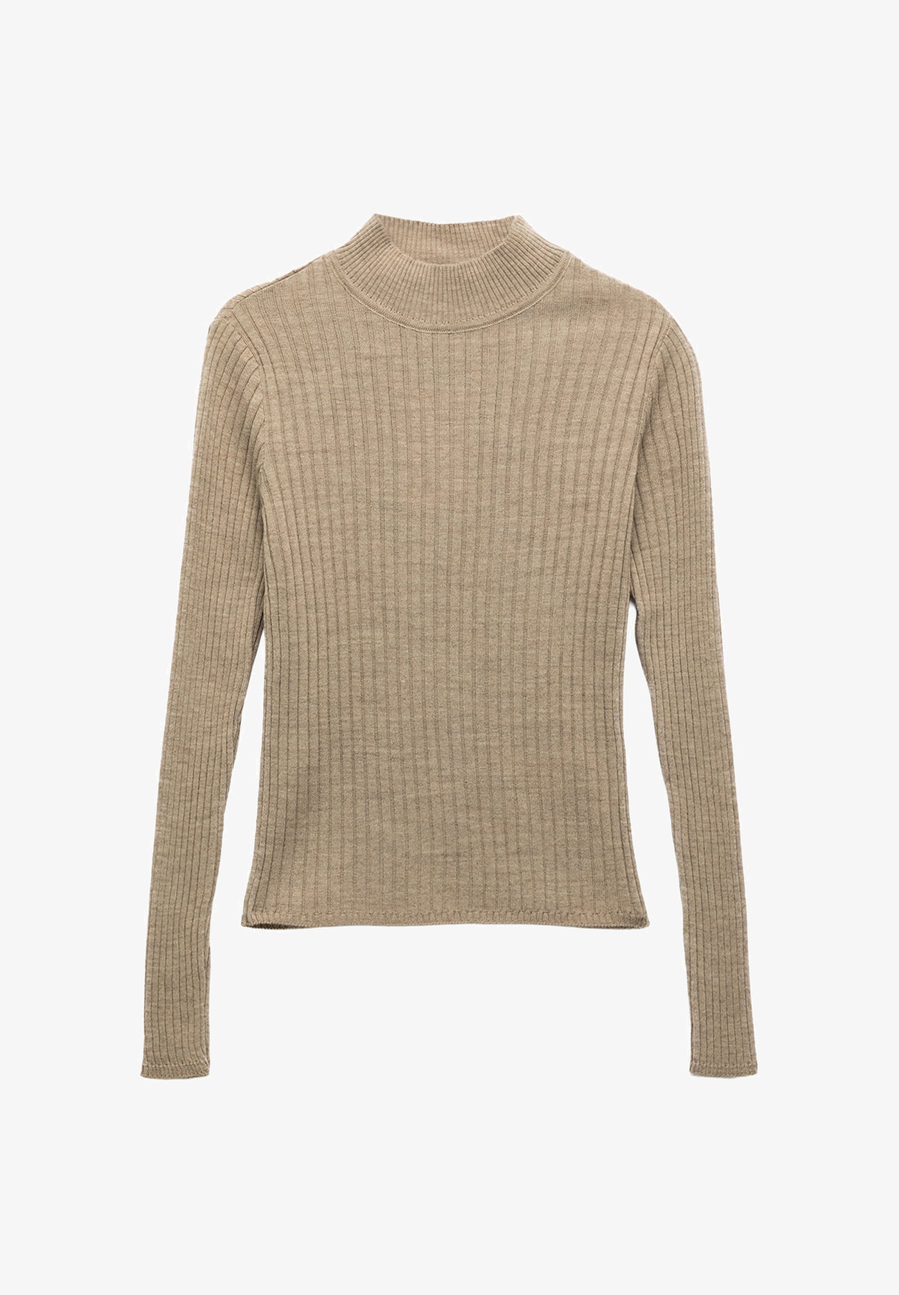 Rollkragen Pullover Zalando Damen Pullover Braun Koton