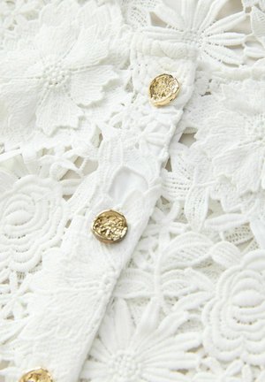 Next REGULAR FIT - FLORAL SHORT SLEEVE - Blúzka - white
