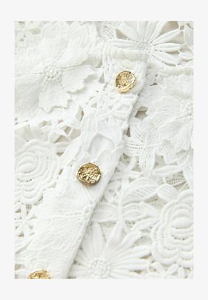 Next REGULAR FIT - FLORAL SHORT SLEEVE - Camicetta - white