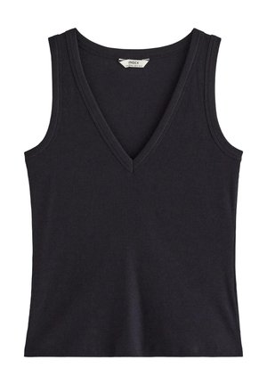 Lindex, LINDEX RIBBED TANK TOP LINDEX - Top - black