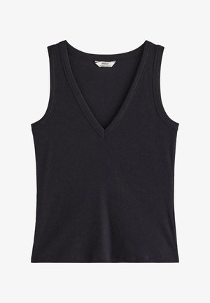 Lindex, LINDEX RIBBED TANK TOP LINDEX - Top - black