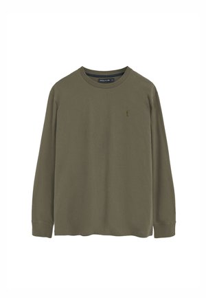 U NECK  - Maglietta a manica lunga - military green