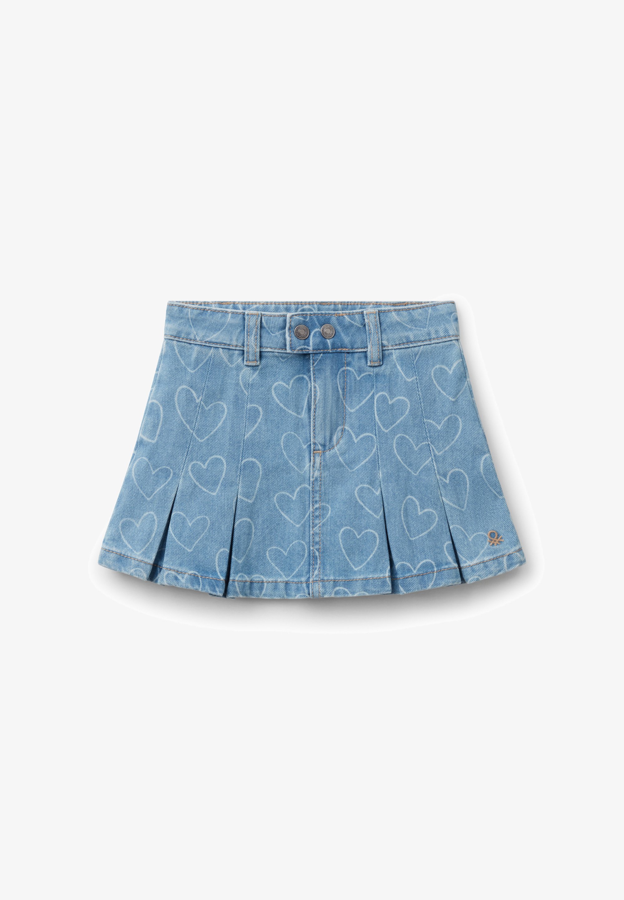 Denim Gonna Blu Bambina Benetton MINIGONNA JEANS BIMBA BENETTON 18