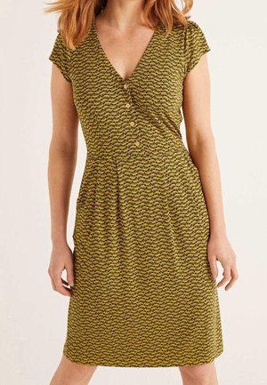 Jerseykleid - dark yellow