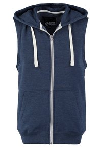 YOURTURN Felpa con zip - mottled dark blue