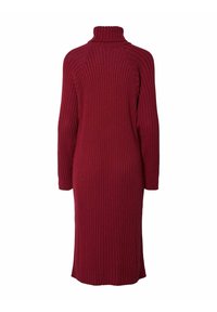 YAS MAVI - Pletené šaty - tibetan red