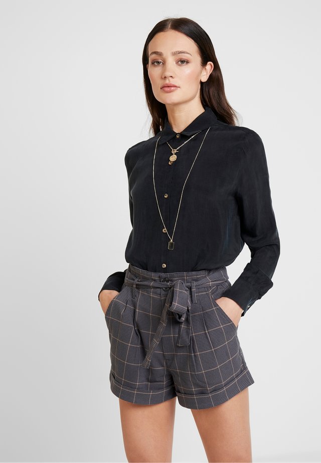 NONOGARDEN - Button-down blouse - carbone