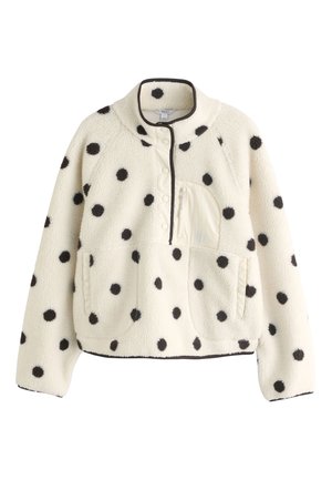 Next, REGULAR FIT - ACTIVE BORG JACKET . - Felpa in pile - chocolate polka dot