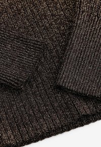 Next HIGH ROLL NECK  - Svetr - brown chocolate sparkle