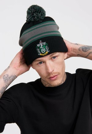 Beanie - schwarz grau