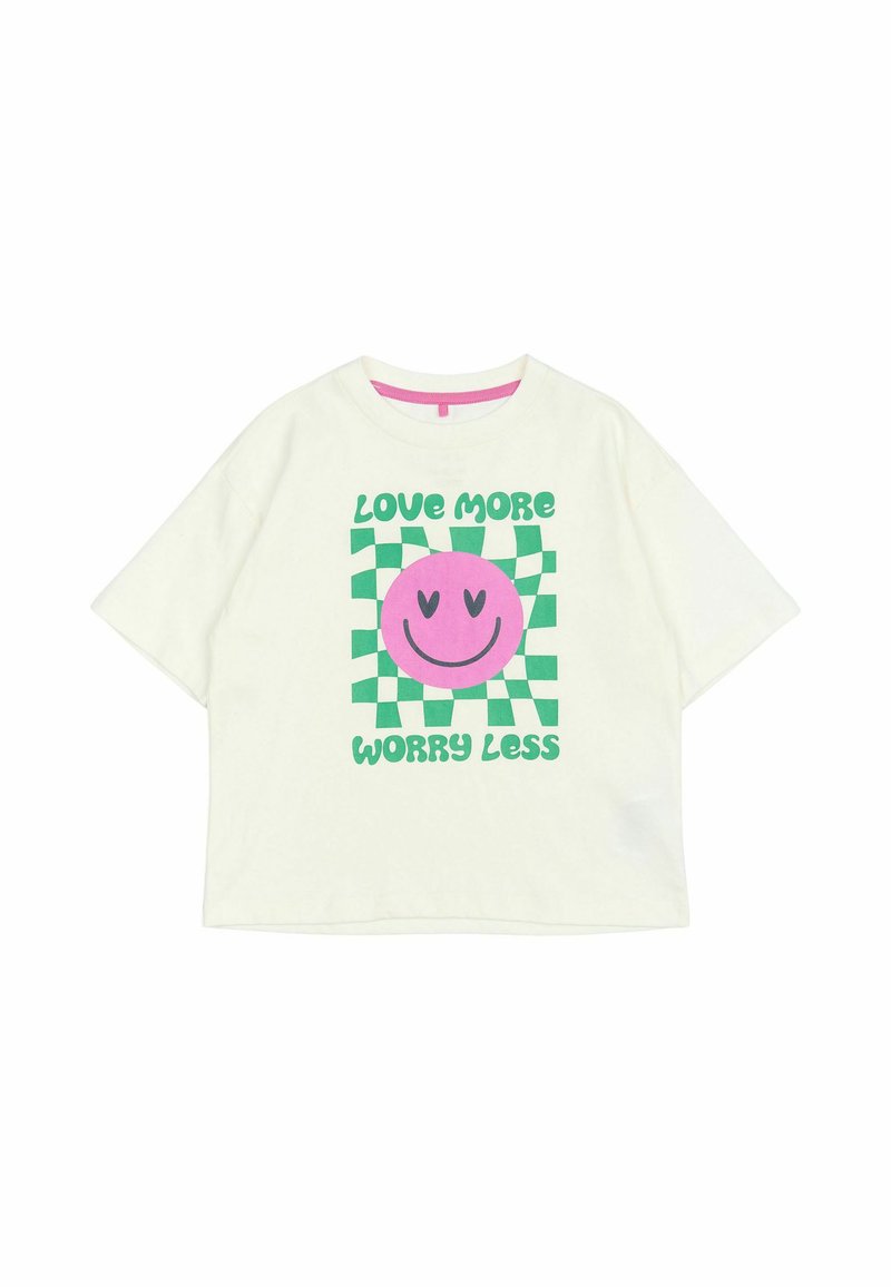 The New PRAISE OS S_S TEE. - T-shirt imprimé - cloud dancer