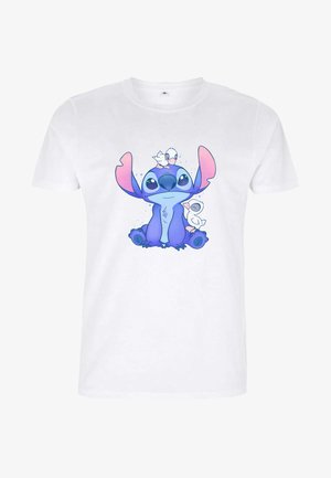 Disney LILO STITCH CUTE DUCKS - Print T-shirt - white