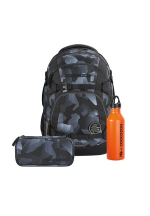 SET MATE TRINKFLASCHE - Schulranzen Set - grey rocks