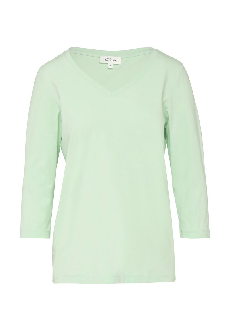 s.Oliver Longsleeve lichtgroen