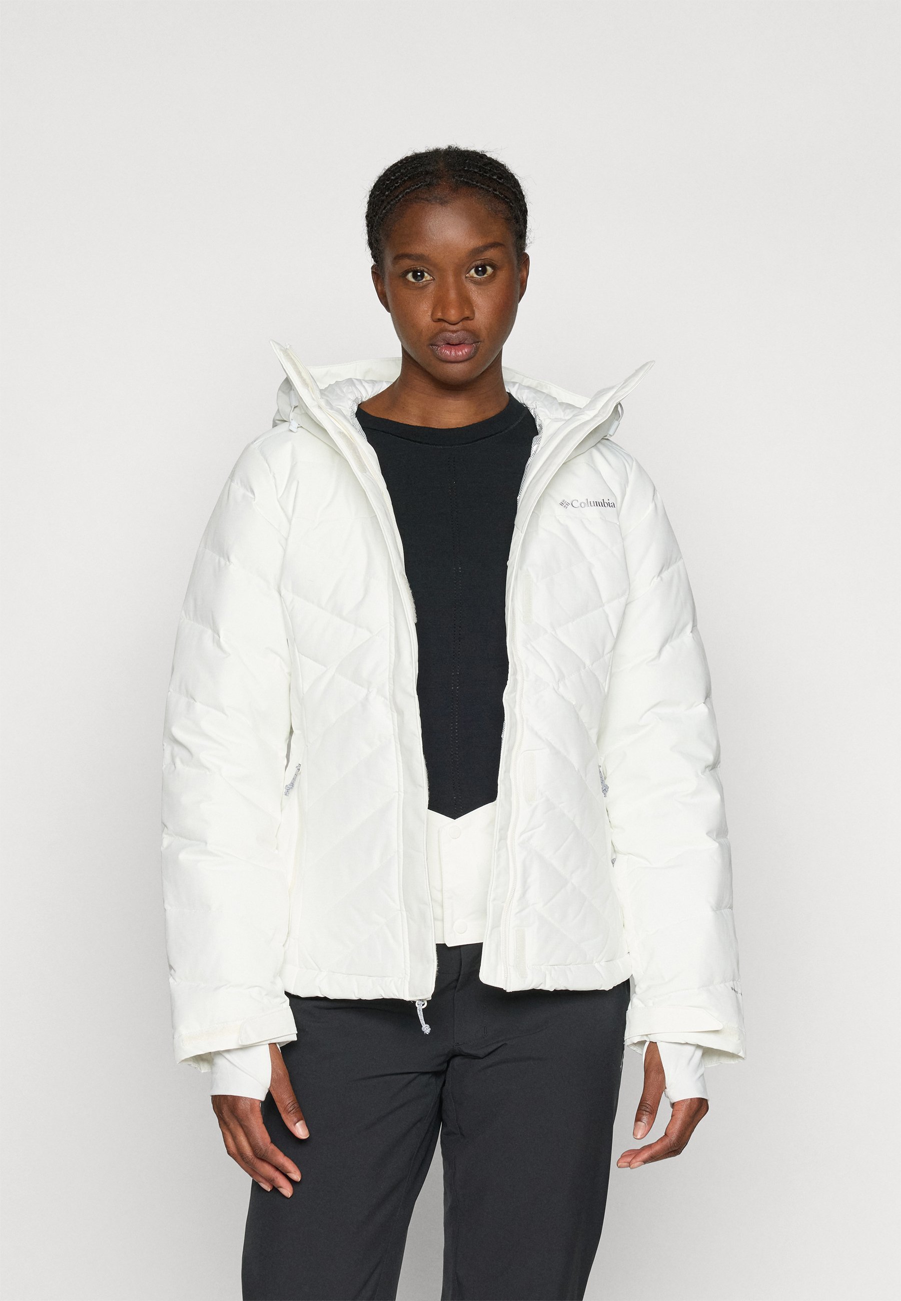 Columbia LAY D DOWN™ JACKET - Chaqueta de esquí - sea salt/blanco