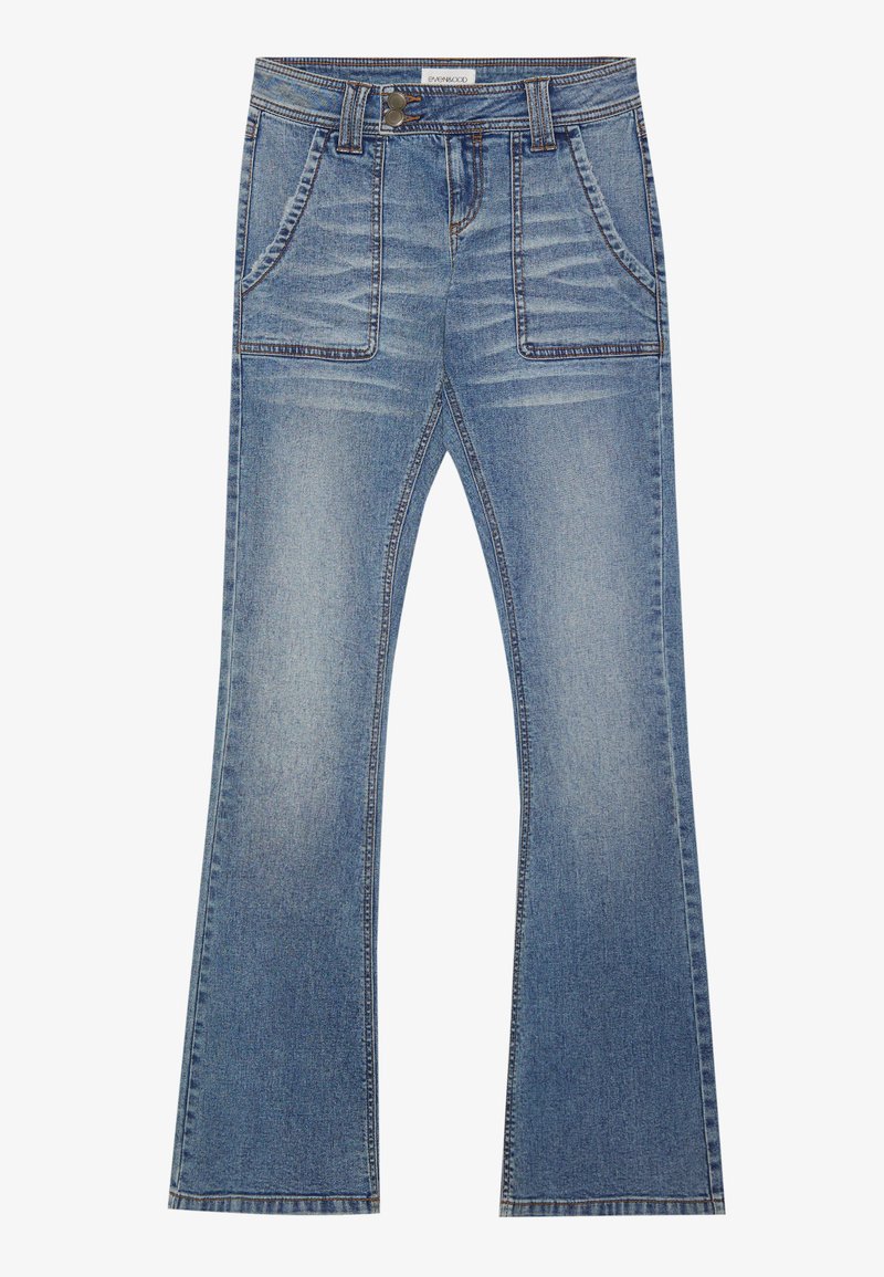 Flared Jeans - blue denim