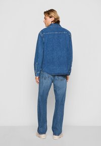 Calvin Klein Jeans REGULAR LINEAR - Srajca - blue denim medium