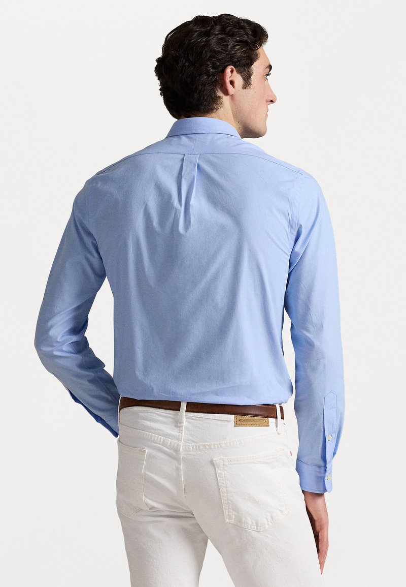 Chemise Rhone Homme – L – Bleu Clair Uni – Slim Fit Performance – Boutonnée