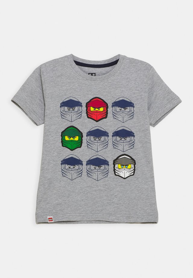 Camiseta estampada - grey melange