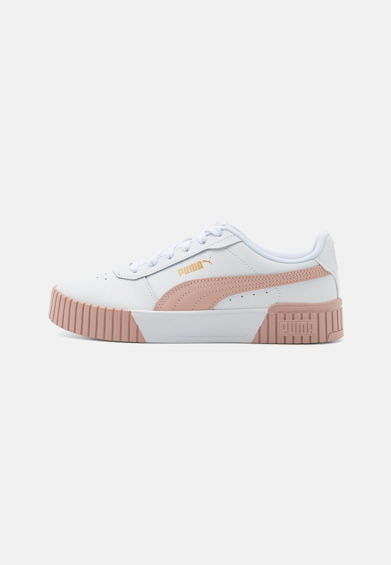 Puma CARINA 2.0 - Sportcipő - white/rose quartz/gold