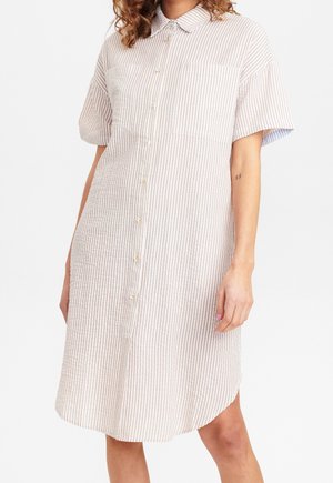 Shirt dress - white
