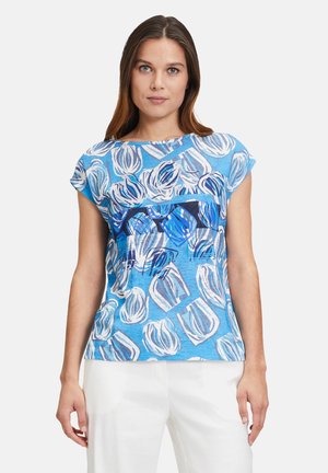 Betty Barclay MIT STRUKTUR - T-shirt print - dark blue