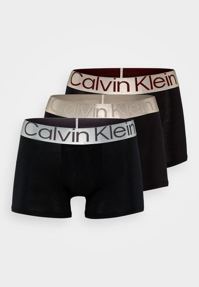 Calvin Klein Underwear TRUNK 3 PACK CKR STEEL COTTON - Boxer aderenti ...