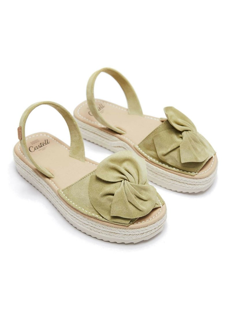 Castell Alpargatas - verde claro/verde - Zalando.es