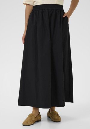 CORNELIE - Falda larga - black