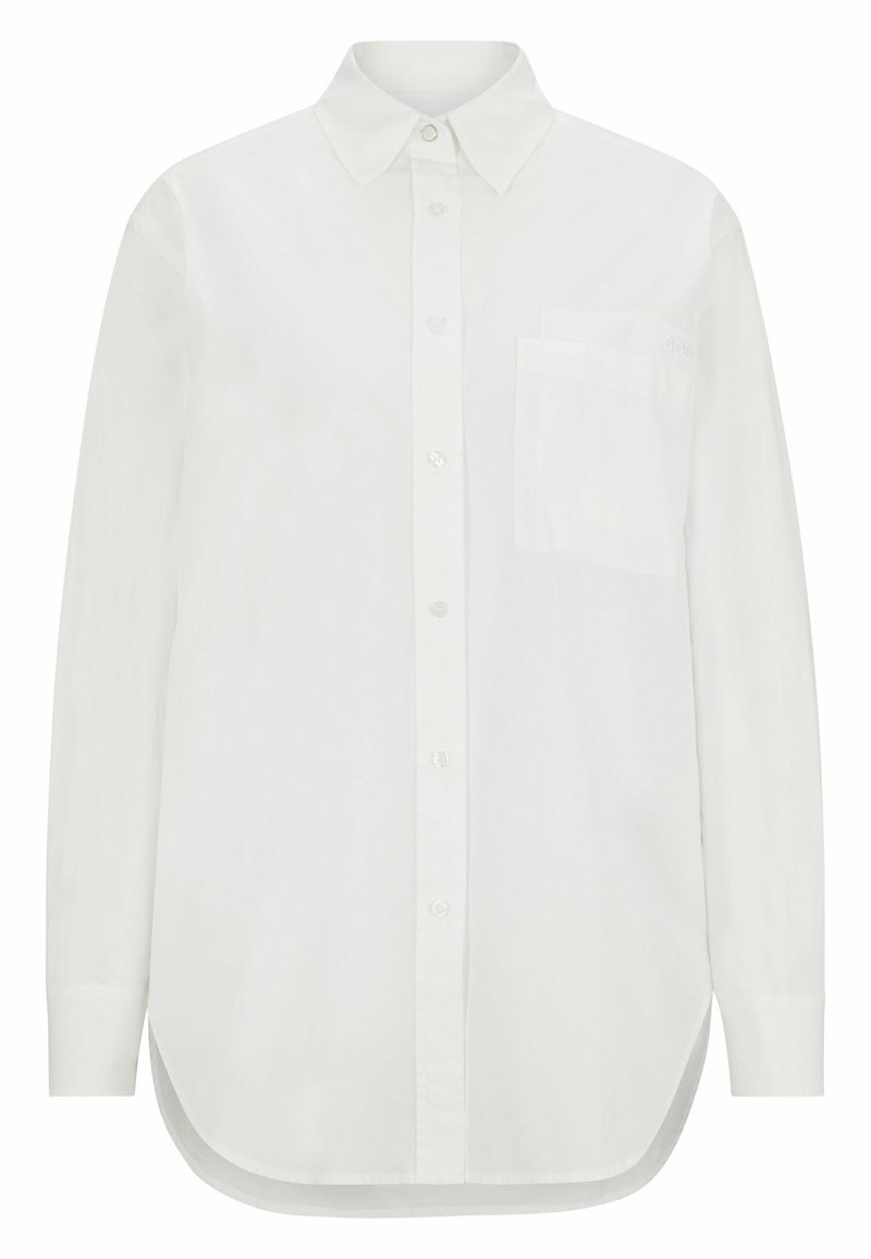 Boss Overhemdblouse wit Boss Overhemdblouse wit