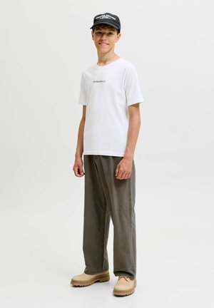 Jack & Jones Junior, T-SHIRT LOGO T-SHIRT JUNIOR - T-shirt print - bright white