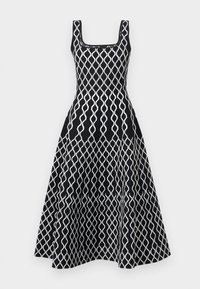 RUSSELY - Vestido de punto - noir/blanc