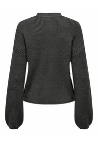 ONLY LOOSE FIT - Strickpullover - dark grey melange