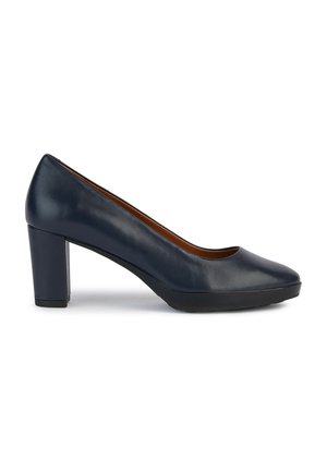 Geox Fille Giselda A - Escarpins Légers Et Respirants En Cuir Nappa, Talon Confort 6,5 Cm