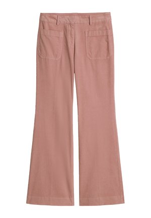 Marc O'Polo, MARC O'POLO HOSE MODEL MARTHE FLARED AUS FEINCORD   - Stoffhose - dusty mauve