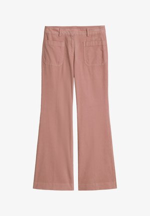 Marc O'Polo, MARC O'POLO HOSE MODEL MARTHE FLARED AUS FEINCORD - Stoffhose - dusty mauve