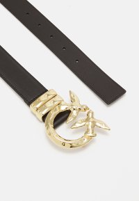 Pinko LOVE BERRY BELT - Klassiske belter - nero/light gold-coloured