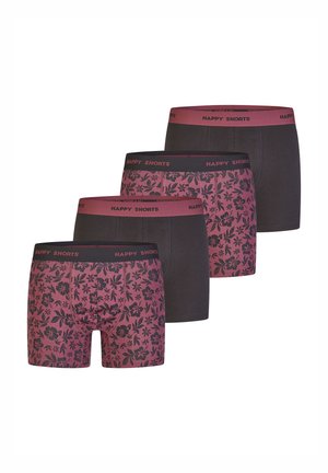 4-PACK - Boxerbriefs - schwarz/bordeaux