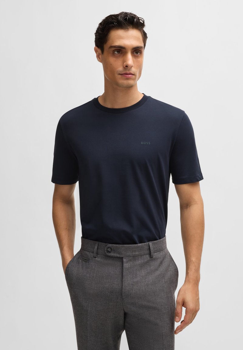 BOSS - THOMPSON - Basic T-shirt - dark blue, Enlarge