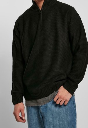 Strickpullover - black