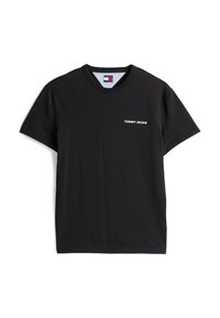 SLANTED CREST GRAPHIC TEE UNISEX - Camiseta estampada - black