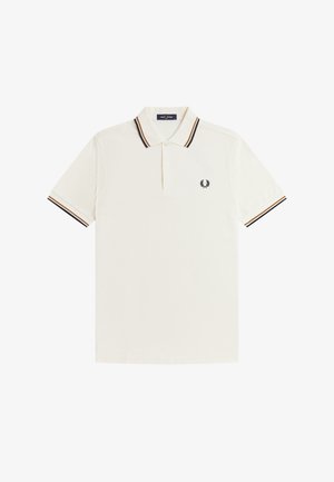 Fred Perry, THE TWIN TIPPED FRED PERRY SHIRT - Polo - ecru / dark carmel / black