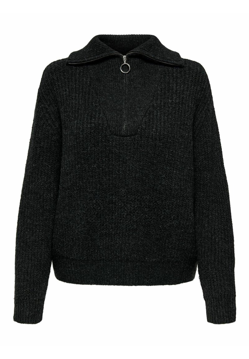 ONLY ONLBAKER - Strickpullover - black